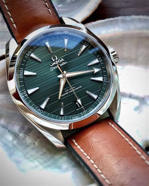 omega seamaster leather strap